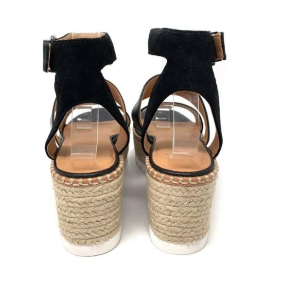 Crown Vintage Daylen Espadrille Wedge Sandals NWB - Picture 4 of 4